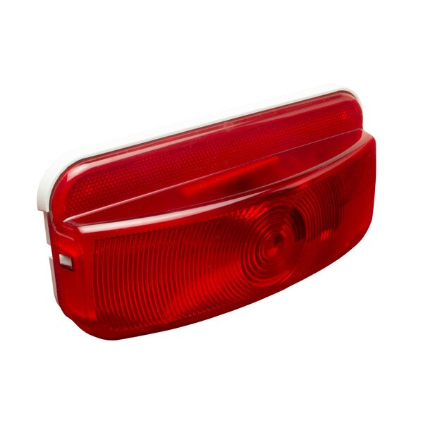 Command Rectangle Incandescent Stop/Turn Light w/ White Base