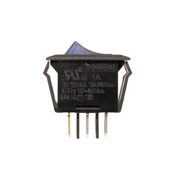 Sigma Switches Rocker Switch with Blue Light for RVs, Black