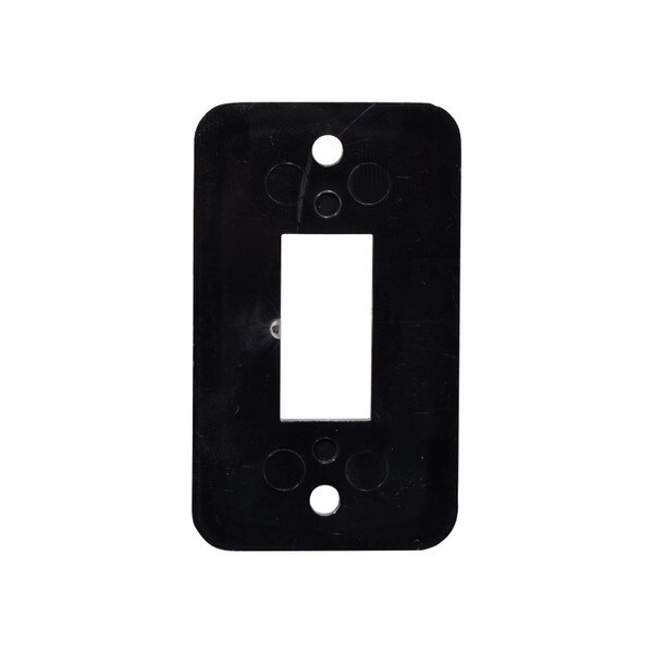 Switch 11 Inner Plate Sigma Switches Single Switch Plate, Black